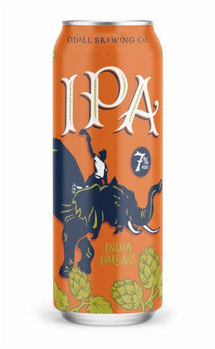 Odell Brewing India Pale Ale IPA Beer Single Can Perspective: front