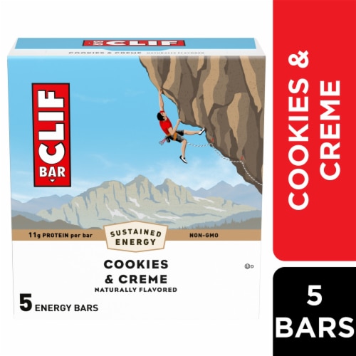 CLIF BAR Cookies & Creme Energy Protein Bars Perspective: front