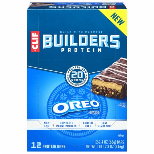 Clif Builders Oreo Protein Bars Perspective: front