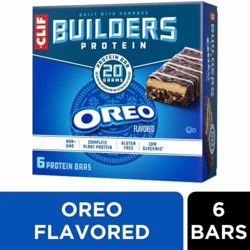 CLIF BUILDERS OREO-Flavored Protein Bars Perspective: front