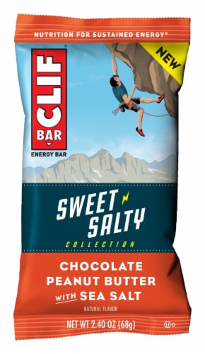 Clif Bar® Sweet & Salty Chocolate Peanut Butter with Sea Salt Energy Bar,  2.4 oz - Fry's Food Stores