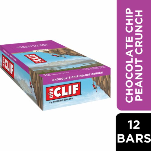 CLIF BAR® Chocolate Chip Peanut Crunch Energy Bars, 12 ct / 2.4 oz - Harris  Teeter