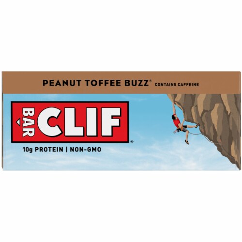 CLIF BAR® Peanut Toffee Buzz Energy Bars, 12 ct / 2.4 oz - Kroger