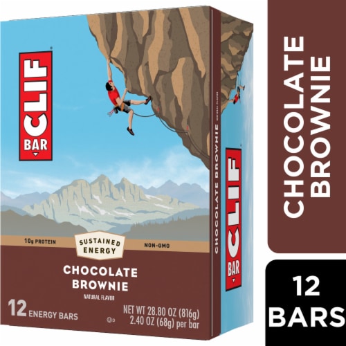 CLIF BAR® Chocolate Brownie Energy Bars Perspective: front