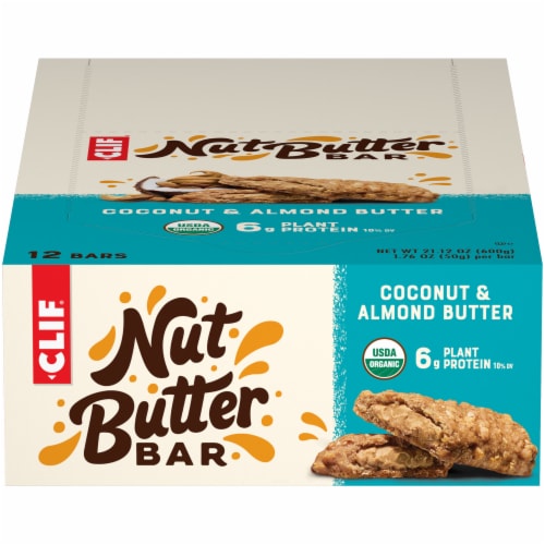 Clif Nut Butter Filled Coconut & Almond Butter Bars Perspective: front