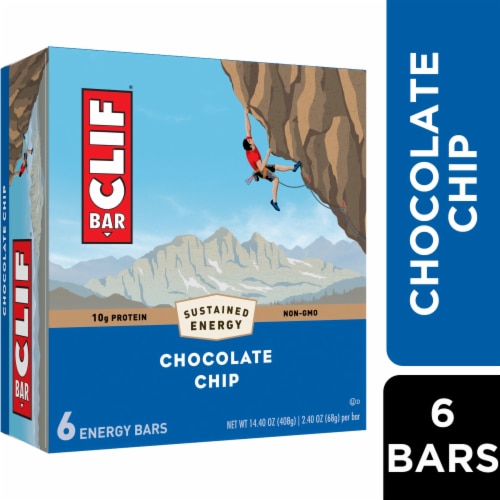 Clif Bar Chocolate Chip Energy Bars Perspective: front