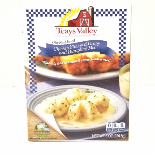 Teays Valley Old Fashioned Chicken Flavored Gravy & Dumpling Mix Perspective: front