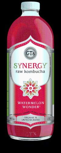 GT's Living Food Kombucha Organic - Watermelon Wonder Perspective: front