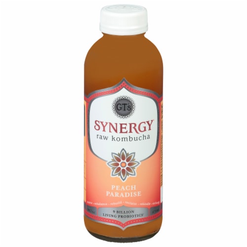 GT’s Synergy® Peach Paradise Raw Kombucha