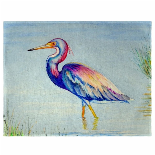Betsy Drake PM756 Tri-Colored Heron Place Mat - Set of 4 Perspective: front