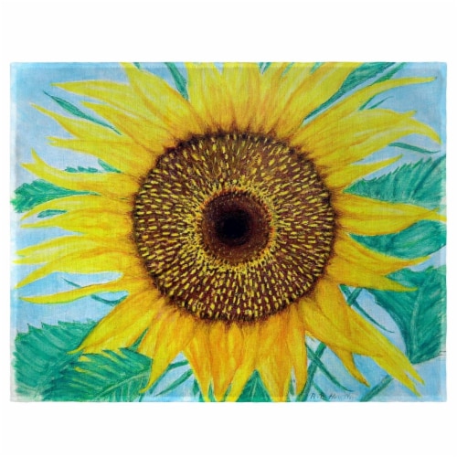Betsy Drake PM1003 Dicks Sunflower Place Mat - Set of 4 Perspective: front