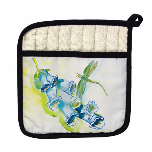Betsy Drake PT019 Fox Glove Pot Holder Perspective: front