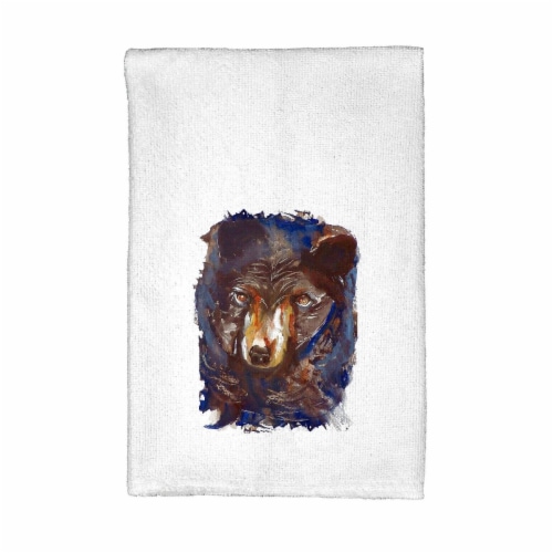 Betsy Drake KT281 Betsys Bear Kitchen Towel Perspective: front