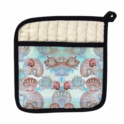 Betsy Drake PT094 Conch Pot Holder Perspective: front