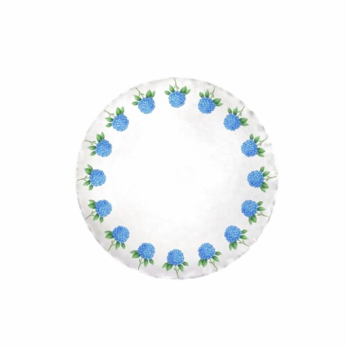Betsy Drake TR988 58 in. Dicks Hydrangea Table Cloth Perspective: front