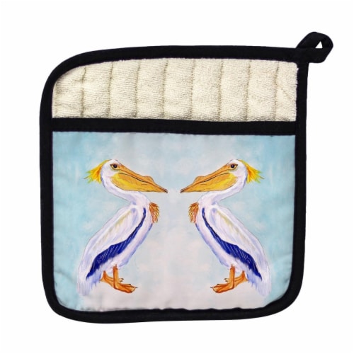 Betsy Drake PT177 King Pelican Pot Holder Perspective: front