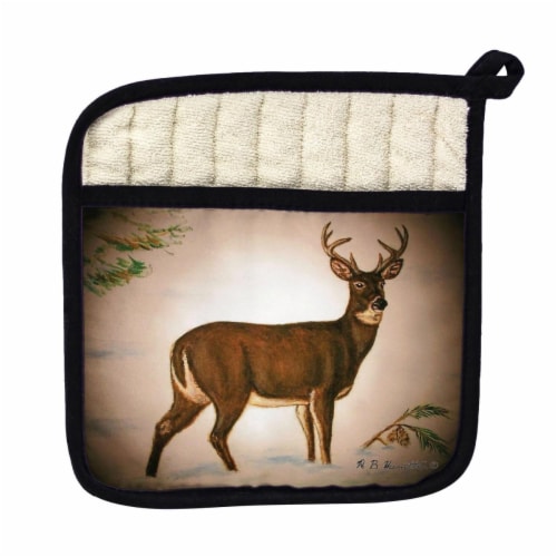 Betsy Drake PT236 Buck Pot Holder Perspective: front