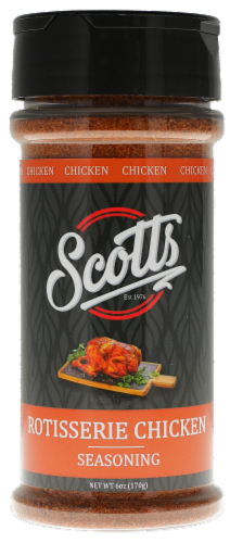 Scott's Rotisserie Chicken Seasoning Perspective: front