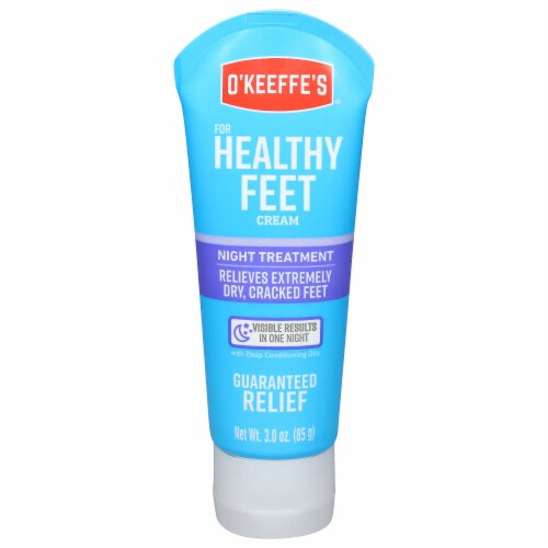 O'Keefe's® Healthy Feet Night Treatment Foot Cream Perspective: front