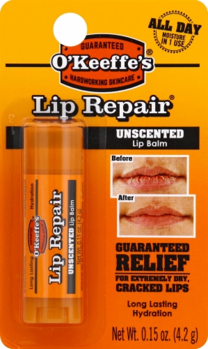O'Keeffe's® Original Lip Repair Unscented Lip Balm Perspective: front