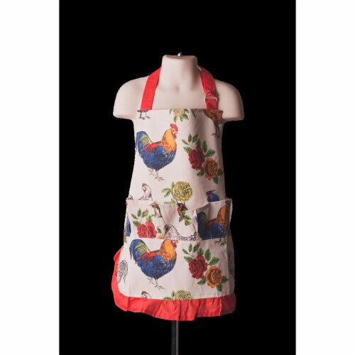 Fluffy Layers 250735 19 x 20 in. Half Body Egg Collecting Apron, Bright  colors with Roosters, 1 - Harris Teeter