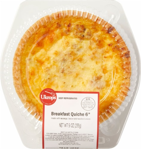 Ukrop’s™ Breakfast Quiche - 6 Inch Perspective: front
