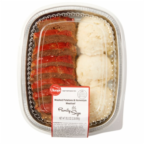 Ukrop's™ Mashed Potatoes & Homestyle Meatloaf - Family Size Perspective: front