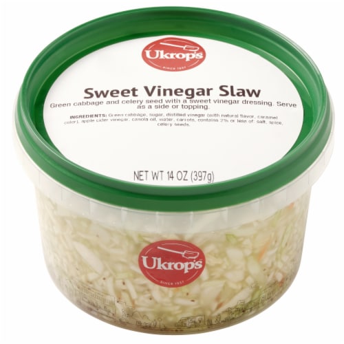 Ukrop's Sweet Vinegar Slaw Perspective: front