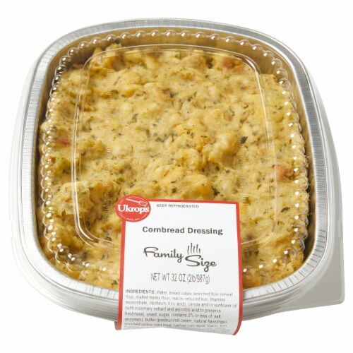 Ukrop's™ Family Size Cornbread Dressing Perspective: front
