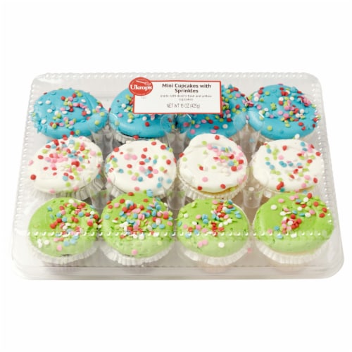 Ukrop's™ Mini Cupcakes with Sprinkles Perspective: front