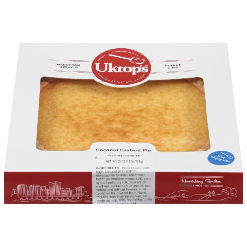 Ukrop's™ Coconut Custard Pie Perspective: front