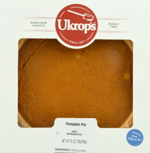 Ukrop's Pumpkin Pie Perspective: front