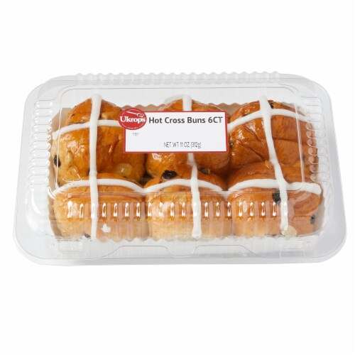Ukrop's™ Hot Cross Buns Perspective: front