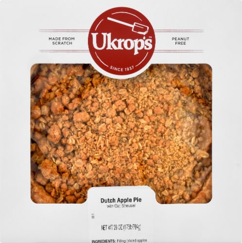 Ukrop's™ Dutch Apple Pie with Oat Streusel Perspective: front