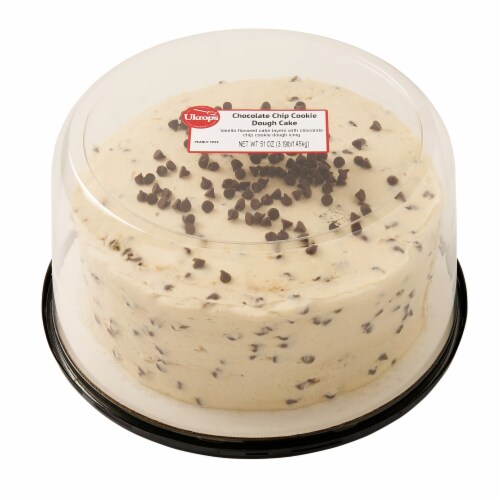 Ukrop's™ Chocolate Chip Cookie Dough Cake Perspective: front