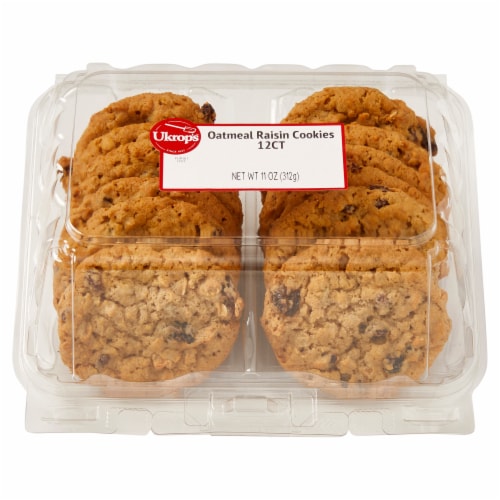 Ukrop's™ Oatmeal Raisin Cookies Perspective: front