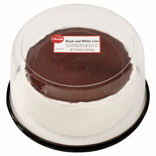 Ukrop's™ Black & White Cake Perspective: front