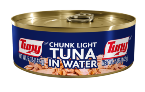 Tuny Chunk Light Tuna in Water Perspective: front