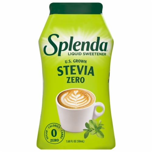 Splenda Liquid Stevia Zero Calorie Sweetener Perspective: front