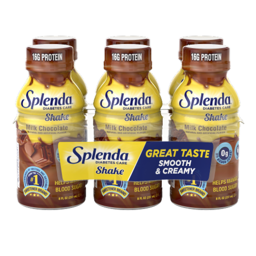 Splenda® Diabetes Care Milk Chocolate Shake Perspective: front