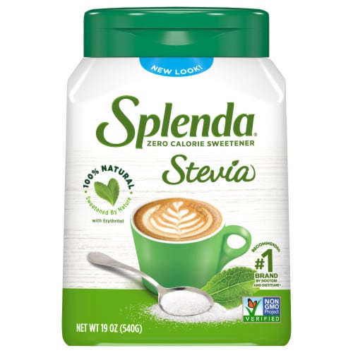 Splenda Stevia Zero Calorie Granulated Sweetener Perspective: front