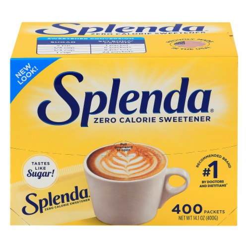 Splenda® Zero Calorie Sweetener Packets Perspective: front