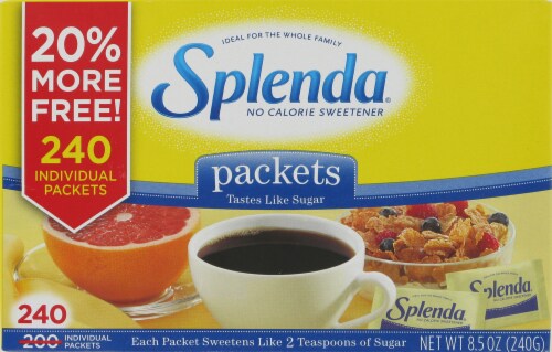 Splenda Sweetener Packets Perspective: front