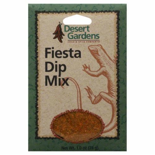 Desert Gardens Fiesta Dip Mix Perspective: front