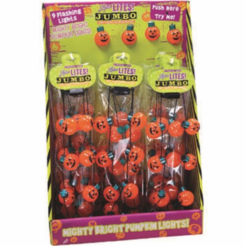 Dm Merchandising Halloween Jumbo Flashing Necklace Perspective: front