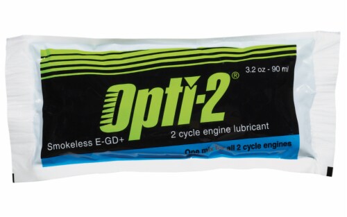 Opti-2 2-Cycle Smokeless Engine Oil 3.2 oz. - Total Qty: 28 Perspective: front
