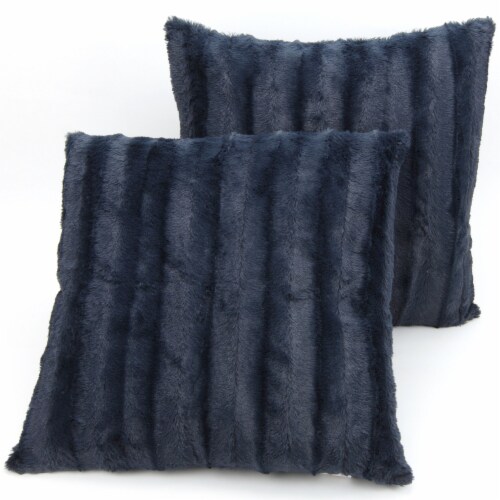 Red fuzzy sales throw pillows