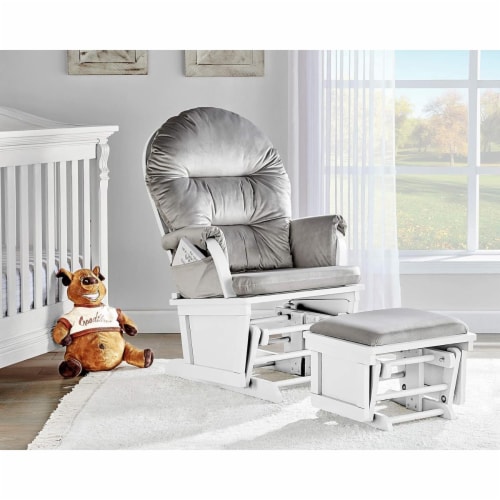 White glider and ottoman hotsell