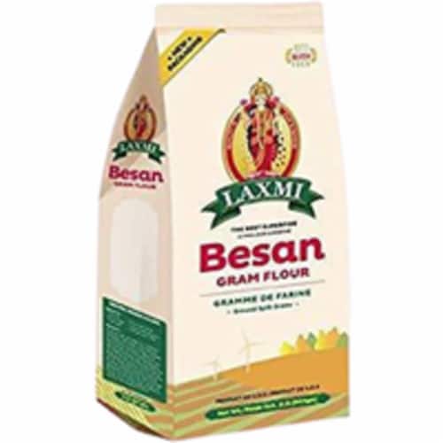 Laxmi Freshly Milled Besan - 2 Lb (907 Gm) Perspective: front