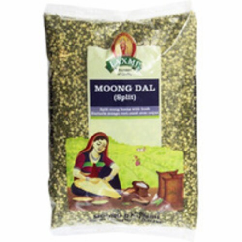 Laxmi Moong Dal Split (W/Skin) - 4 Lb Perspective: front